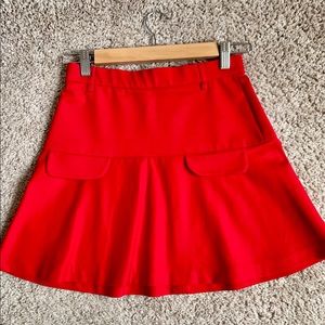 Zara Red Skirt